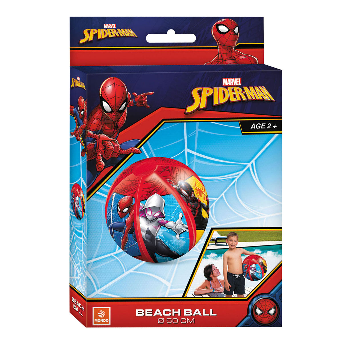 Mondo - Mondo strandbal spiderman.