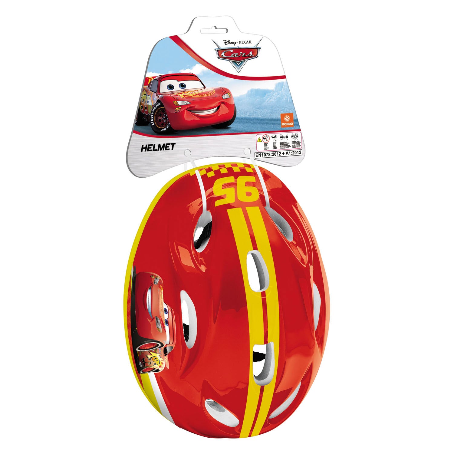 Mondo - Mondo disney pixar cars fietshelm - 52-56cm