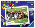Ravensburger - creart sleeping cats and dogs - schilderen op nummer voor kinderen