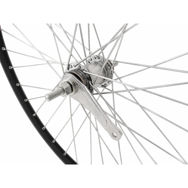 Shimano - Achterwiel 28 x 1 1/4 inch zac2000 met remnaaf - zwarte velg