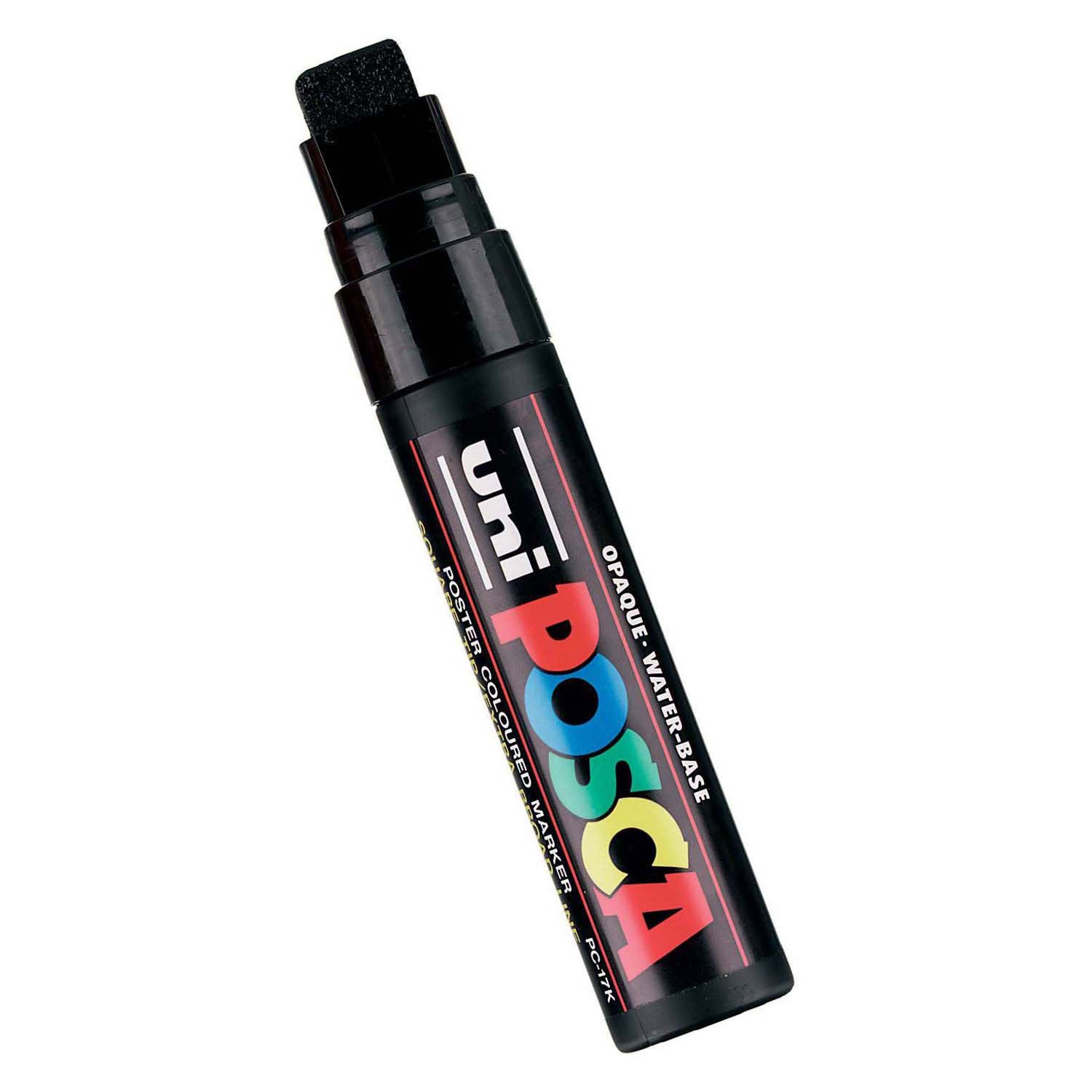 Posca - Posca Uni verfmarker 17k zwart - blokpunt 15mm