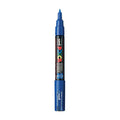 Uni posca verfmarker 1mc donkerblauw - conische punt - 1 mm