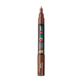 Uni posca verfmarker 1mc bruin - conische punt - 1 mm