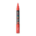 Uni posca verfmarker 1mc rood - conische punt - 1 mm
