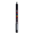 Uni posca marker pc-1mr zilver - extra fine 0,7mm