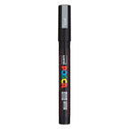 Uni posca pc3m acrylmarker zilveren - ronde punt tot 1,3 mm