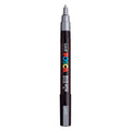 Uni posca pc3m acrylmarker zilveren - ronde punt tot 1,3 mm