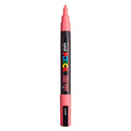Uni posca pc3m acrylmarker koraal - ronde punt tot 1,3 mm