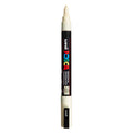 Uni posca pc3m acrylmarker ivoor - ronde punt tot 1,3 mm