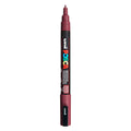 Uni posca pc3m acrylmarker wijnrood - ronde punt tot 1,3 mm