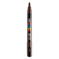 Uni posca pc3m acrylmarker donkerbruin- ronde punt tot 1,3 mm