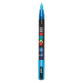 Uni posca pc3m verfmarker glitter donkerblauw - ronde punt tot 1,3 mm
