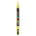Uni posca pc3m verfmarker glitter geel - ronde punt tot 1,3 mm