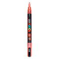 Uni posca pc3m verfmarker glitter rood - ronde punt tot 1,3 mm