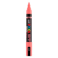 Uni posca brushmarker pc5br koraalroze - brushpunt 1-4 mm