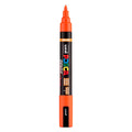 Uni posca brushmarker pc5br oranje - brushpunt 1-4 mm
