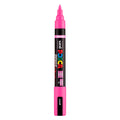 Uni posca brushmarker pc5br roze - brushpunt 1-4 mm