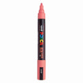 Uni posca verfmarker pc5m koraalroze - conische punt 2,5 mm