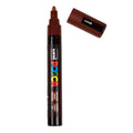 Uni posca verfmarker pc5m cacaobruin - conische punt 2,5 mm