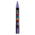 Uni posca verfmarker pc5m metallic paars - conische punt 2,5 mm