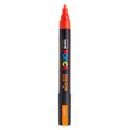 Uni posca verfmarker pc5m neon oranje - conische punt 2,5 mm