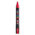 Uni posca verfmarker pc5m neon rood - conische punt 2,5 mm