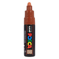 Uni posca verfmarker 7m bruin - conische punt 4,5mm