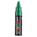Uni posca verfmarker 8k donkergroen - beitelpunt 8mm