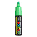 Uni posca verfmarker 8k neon groen- beitelpunt 8mm