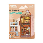 Graine creative graine 3d scene cosy coffee book nook modelbouwpakket