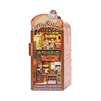 Graine creative graine 3d scene cosy coffee book nook modelbouwpakket