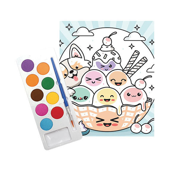 Graine Creative - Graine Creative Graine schilderen op nummer ijsje - incl. acrylverf en penseel