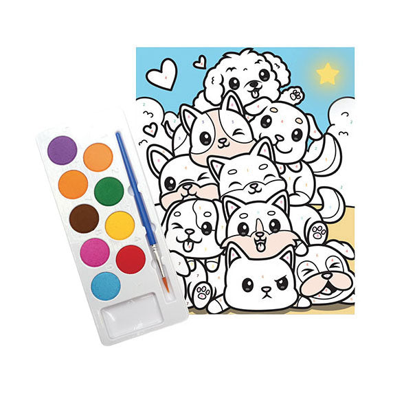 Graine Creative - Graine Creative Graine schilderen op nummer set honden - incl. acrylverf en penseel