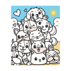 Graine Creative - Graine Creative Graine schilderen op nummer set honden - incl. acrylverf en penseel