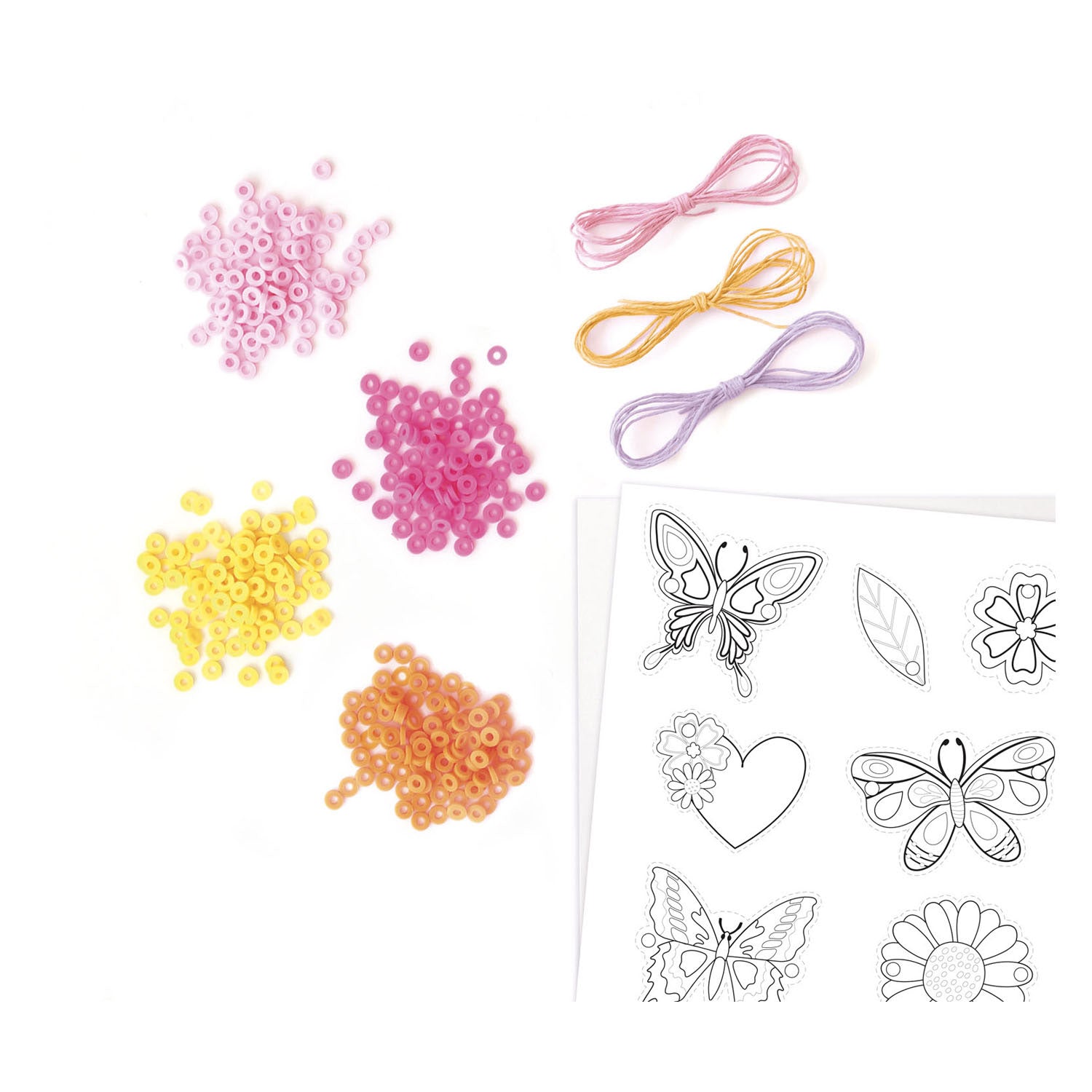 Graine creative graine krimpfolie set armbanden vlinders en bloemen