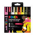 Uni posca pc5m markers set bloemen kleuren - 8st.