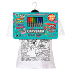 Splat planet t-shirt kleuren set capibara 5 - 6 jaar