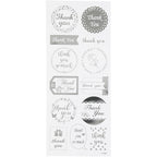 Creativ Company - Creativ Company Https://www.cchobby.nl/stickers-thank-you-vel-10x24-cm-ca-13-stuk-zilver-1-vel