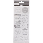 Creativ Company - Creativ Company Https://www.cchobby.nl/stickers-thank-you-vel-10x24-cm-ca-13-stuk-zilver-1-vel