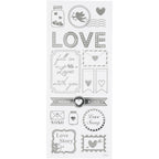 Creativ Company - Creativ Company Https://www.cchobby.nl/stickers-love-vel-10x24-cm-ca-14-stuk-zilver-1-vel