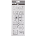 Creativ Company - Creativ Company Https://www.cchobby.nl/stickers-love-vel-10x24-cm-ca-14-stuk-zilver-1-vel