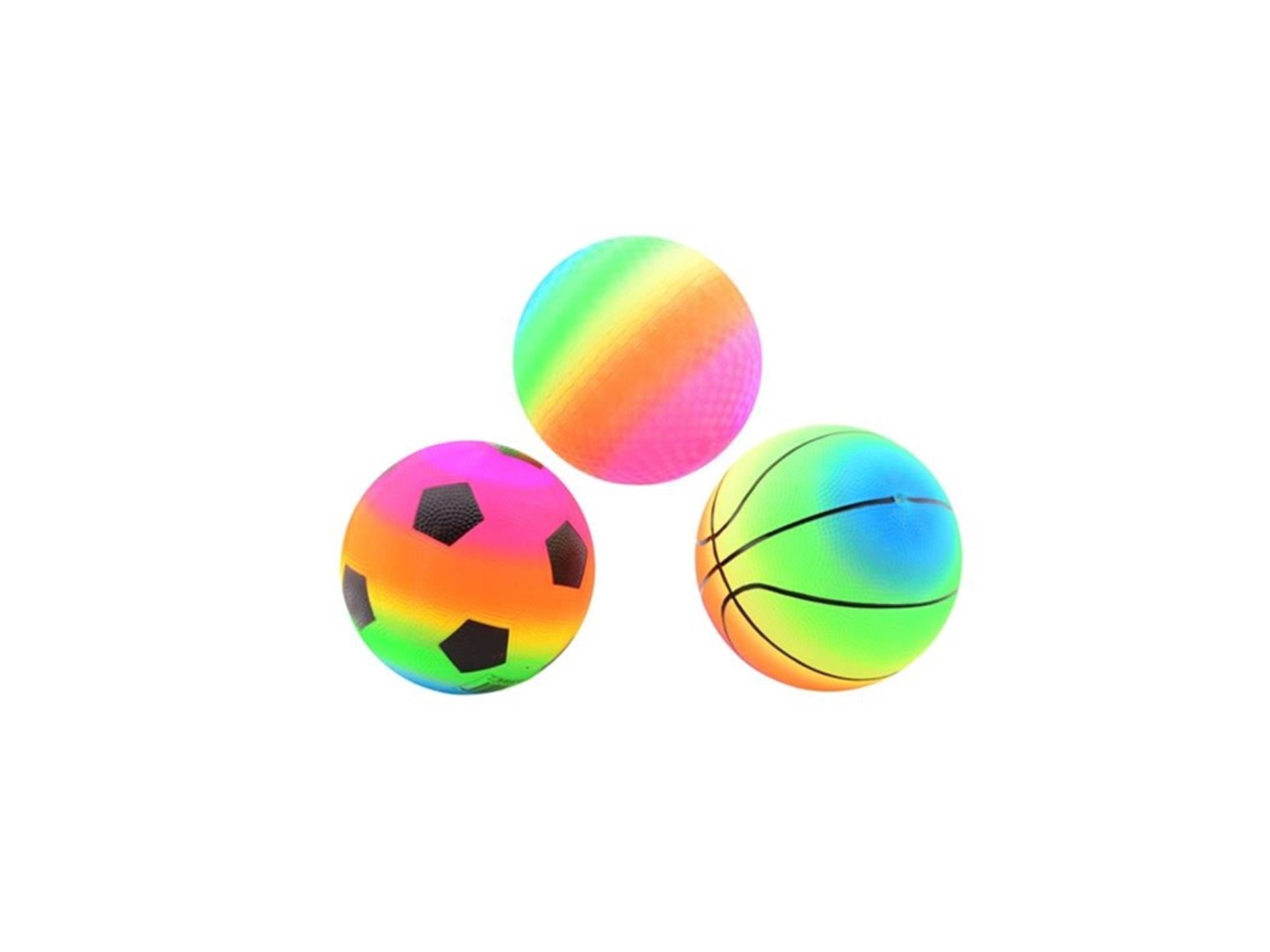 Johntoy regenboog bal maat 5