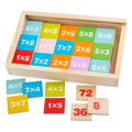Bigjigs houten tafels leren - 81dlg.