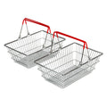 Bigjigs - Bigjigs metalen winkelmandjes - 2st.