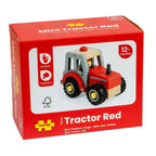 Bigjigs houten rode tractor