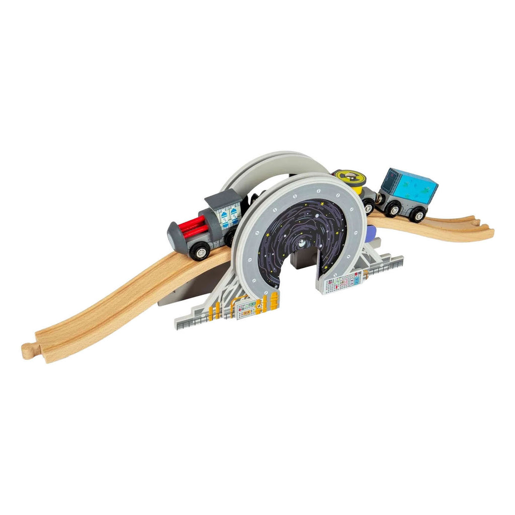 Bigjigs houten rails - ruimtebrug