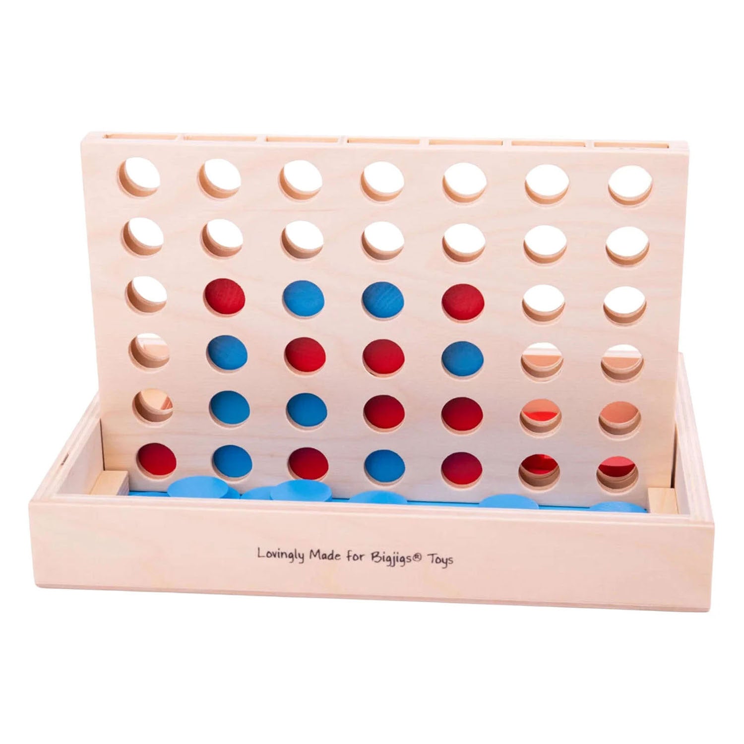 Bigjigs - Bigjigs houten spel 4 op een lijn