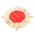 Bigjigs houten rails - 8 richting draaiplateau