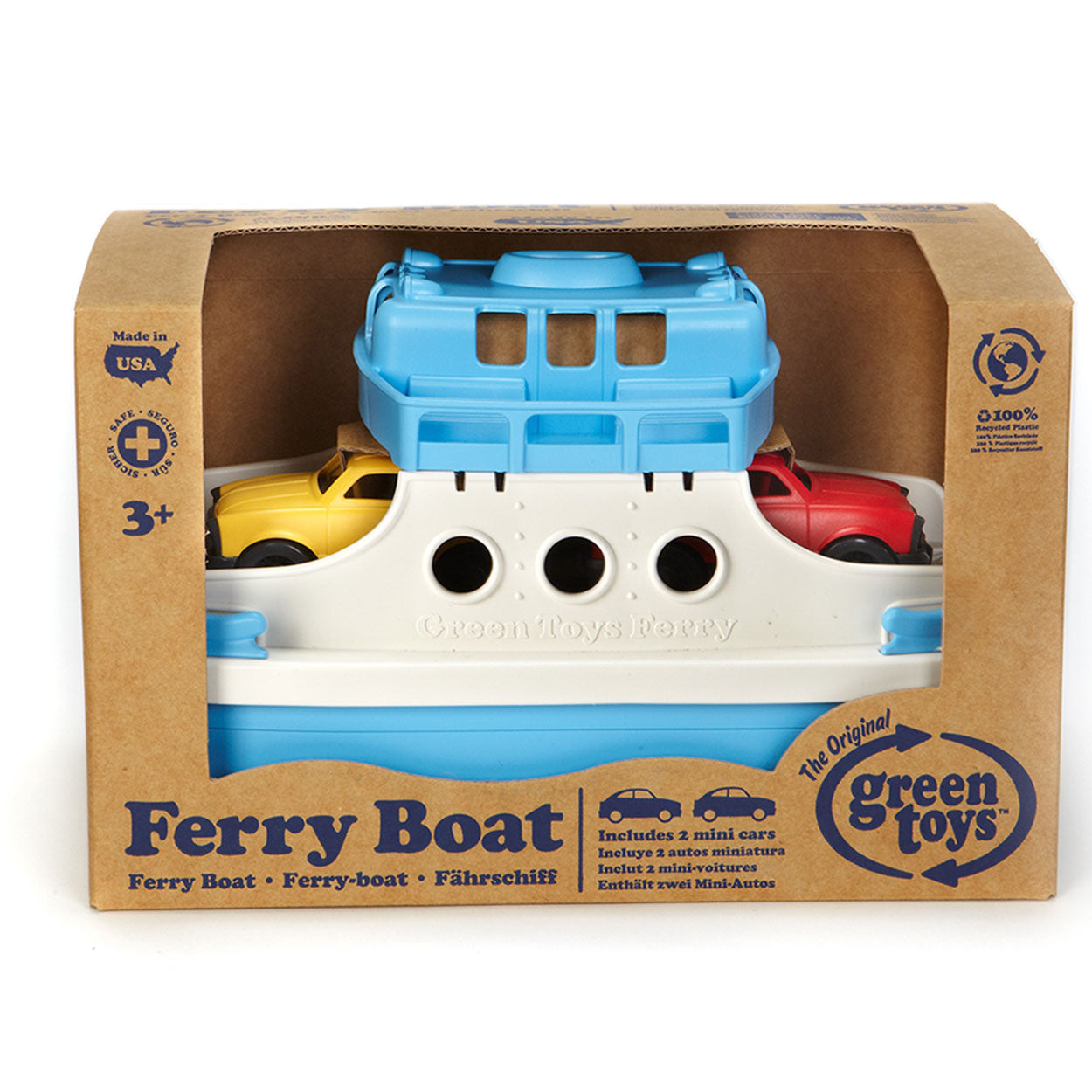 Green Toys - Green Toys veerboot met auto's