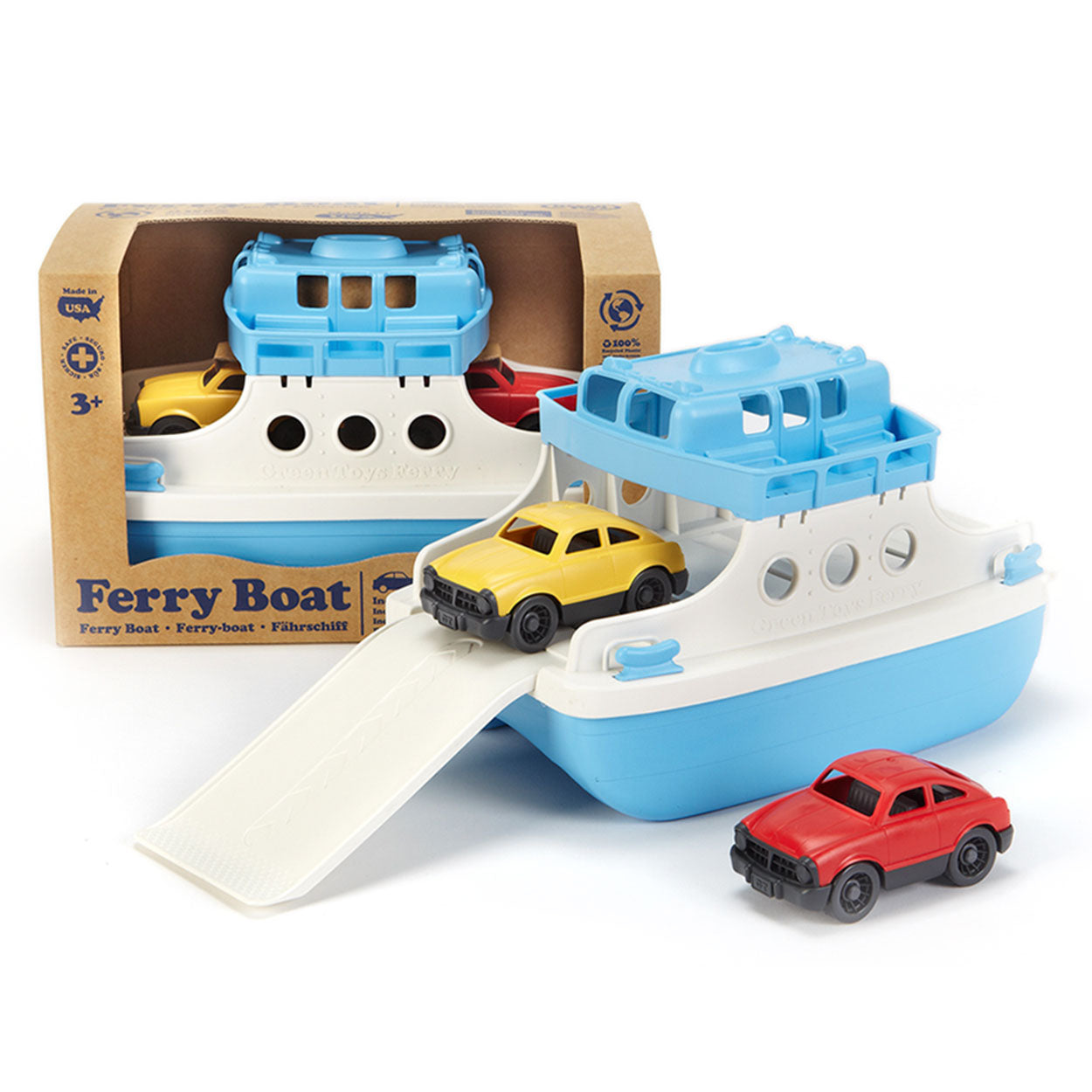 Green Toys - Green Toys veerboot met auto's